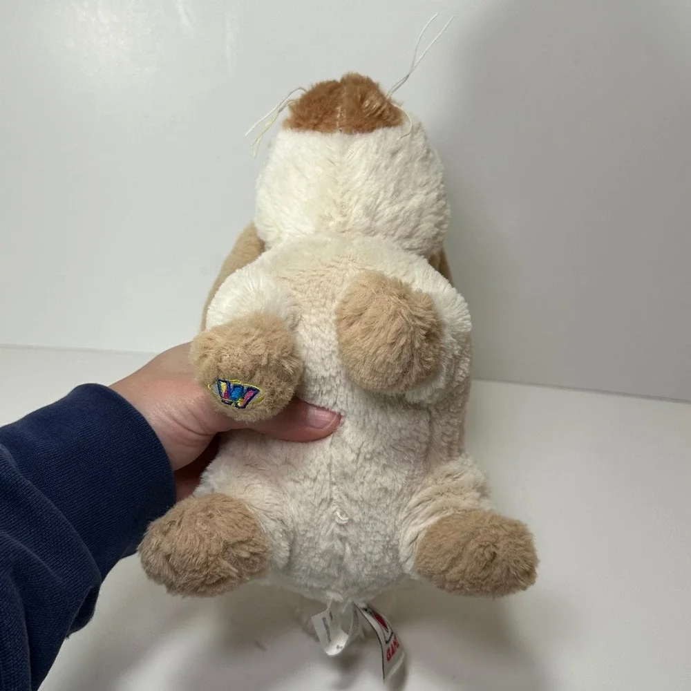 Ganz Webkinz Holland Lop Bunny Plush Stuffed Animal Tan White HM632 No Code Rare